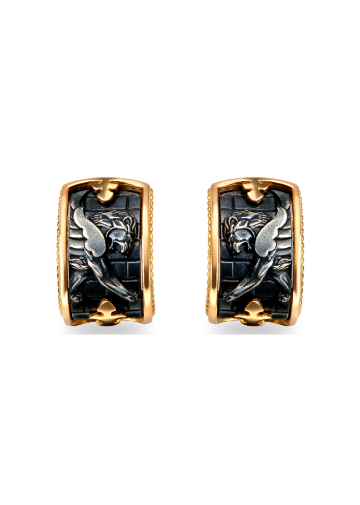 Купить Серьги CarreraYCarrera Babylon Cinta Big Желтое золото – премиальные ZhannaKanGroup