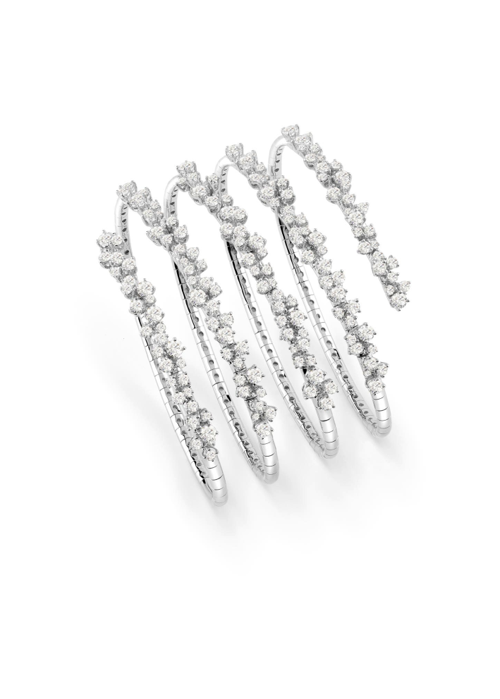 Купить Браслет Damiani Mimosa Flexi Белое золото – премиальные браслеты ZhannaKanGroup