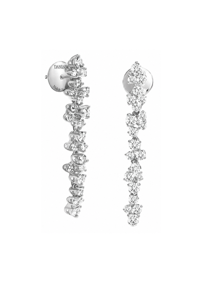 Купить Серьги Damiani Mimosa Белое золото – премиальные ZhannaKanGroup