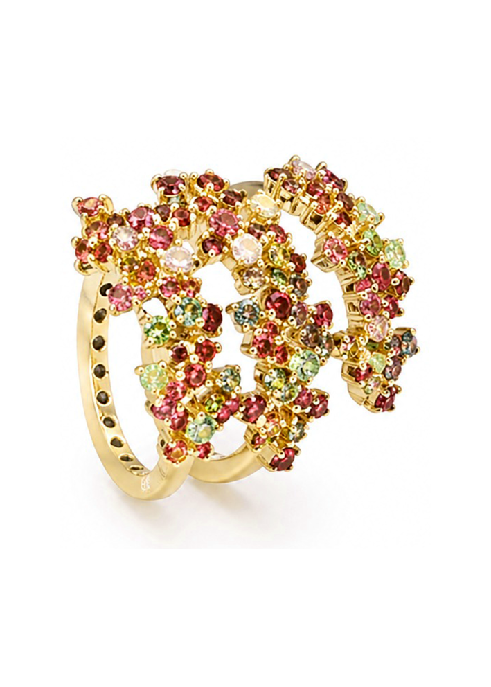 Купить Кольцо Damiani Mimosa Flexi Желтое золото – премиальные кольца ZhannaKanGroup