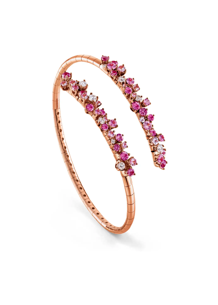 Купить Браслет Damiani Mimosa Flexi Розовое золото – премиальные браслеты ZhannaKanGroup