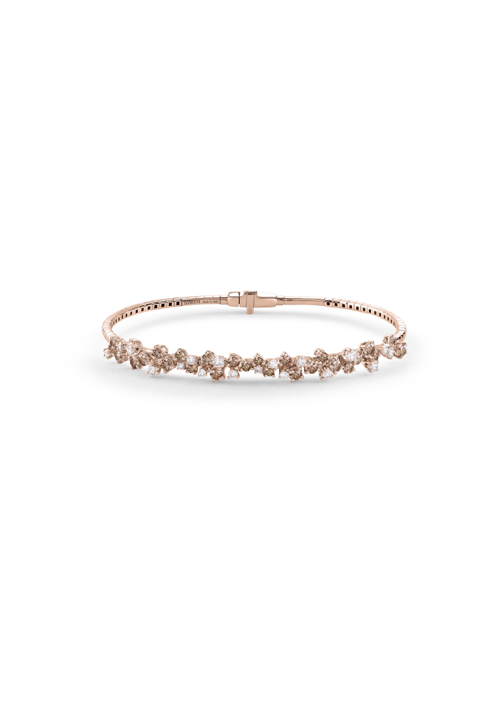 Білезік Damiani Mimosa Flexi Қызғылт алтын сатып алыңыз – ZhannaKanGroup премиум білезіктер