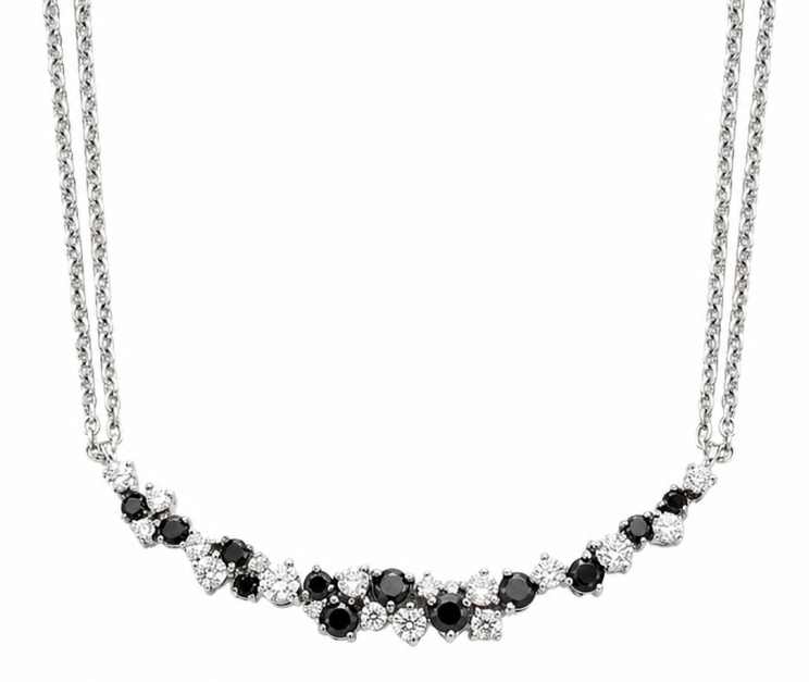Купить Колье Damiani Mimosa Flexi Белое золото – премиальные ZhannaKanGroup