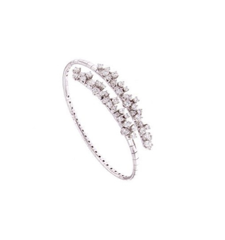 Купить Браслет Damiani Mimosa Flexi Белое золото – премиальные браслеты ZhannaKanGroup