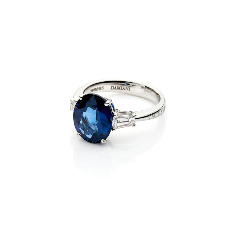 Купить Кольцо Damiani Special classic Белое золото – премиальные кольца ZhannaKanGroup