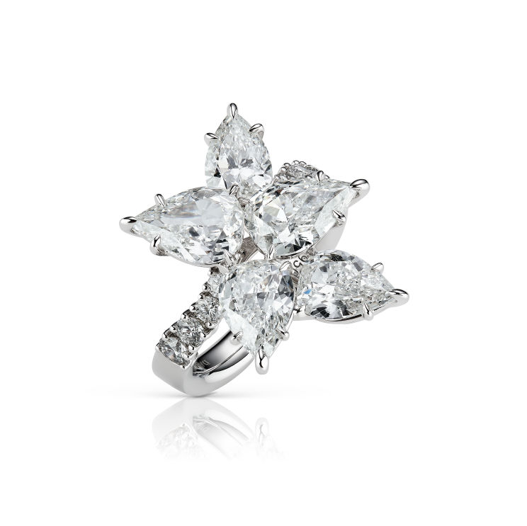 Купить Кольцо Damiani Absolute Платина – премиальные кольца ZhannaKanGroup