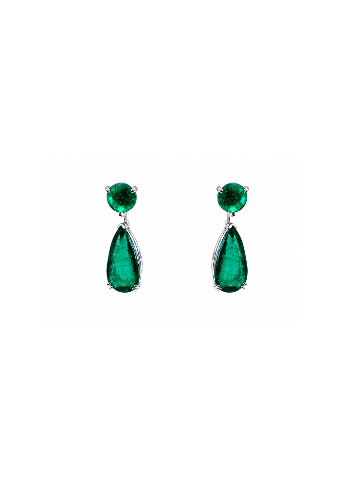 Buy Earrings Crivelli Classic CRV White Gold – premium by ZhannaKanGroup