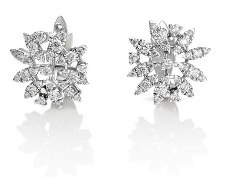 Buy Earrings, Necklace Casato Yasmeen White Gold, White/Yellow – premium by ZhannaKanGroup