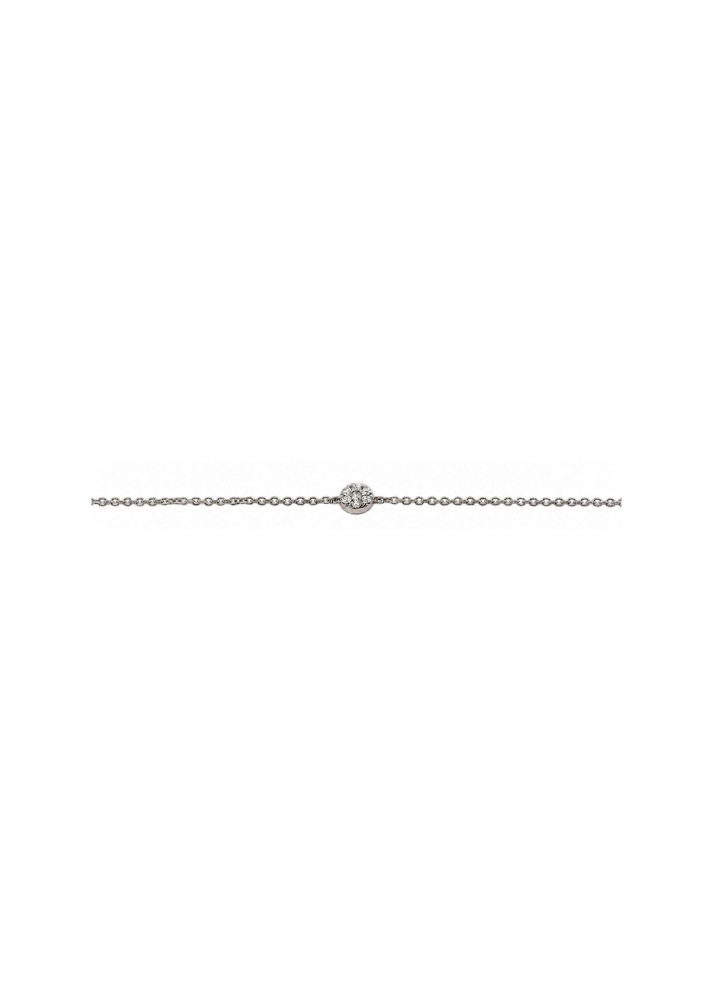 Білезік Crivelli Chain bracelet Ақ алтын сатып алыңыз – ZhannaKanGroup премиум білезіктер