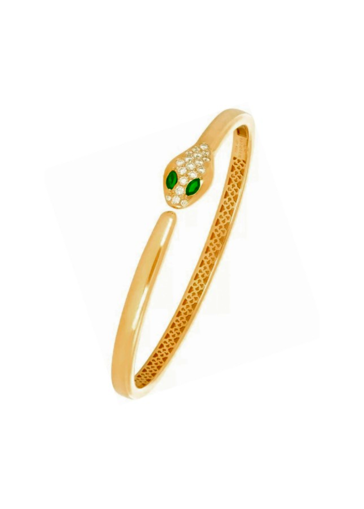 Buy Bracelet Crivelli Snake Yellow Gold – premium bracelets by ZhannaKanGroup