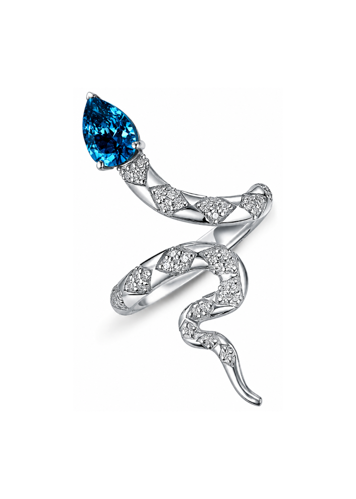 Купить Кольцо Geoma Snake Джеома Серебро – премиальные кольца ZhannaKanGroup