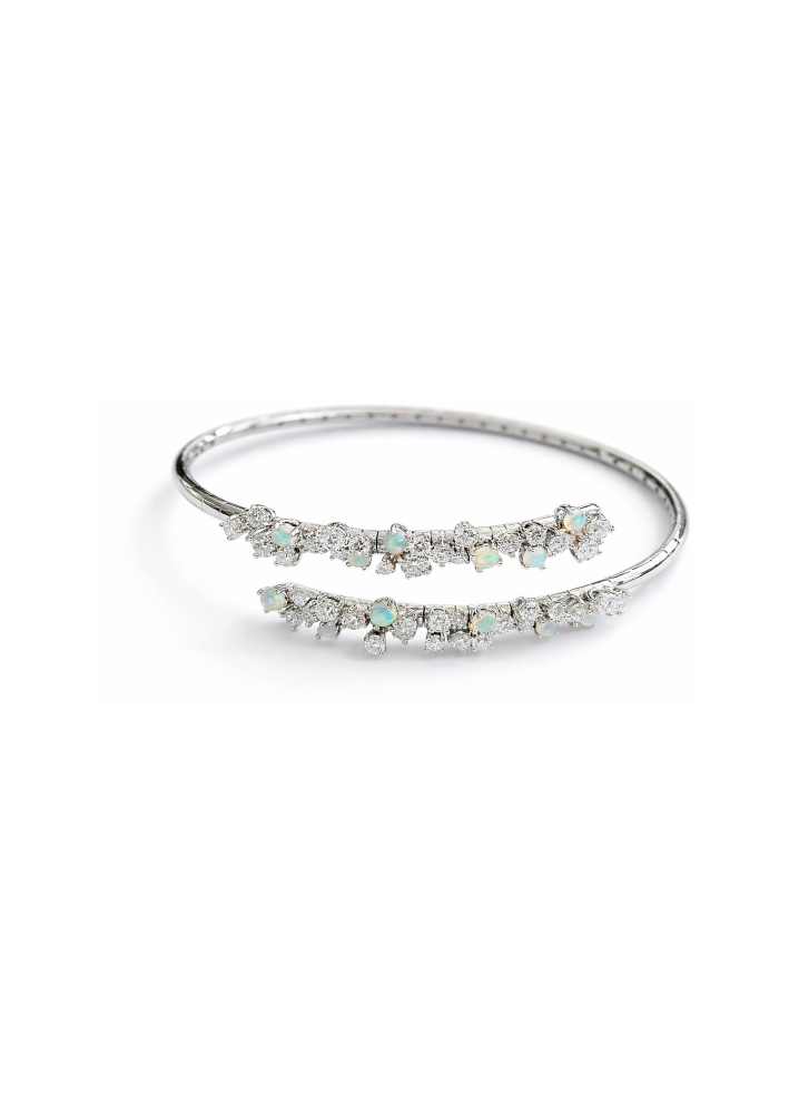 Купить Браслет Damiani Mimosa Flexi Белое золото – премиальные браслеты ZhannaKanGroup