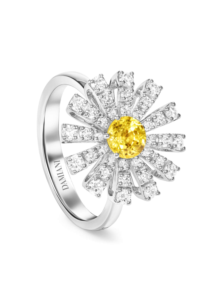 Купить Кольцо Damiani Margherita Белое золото – премиальные кольца ZhannaKanGroup