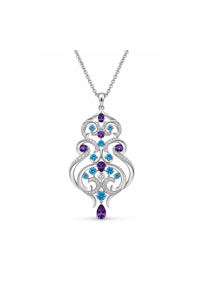 Buy Necklace CarreraYCarrera Nomad Silver – premium necklaces by ZhannaKanGroup