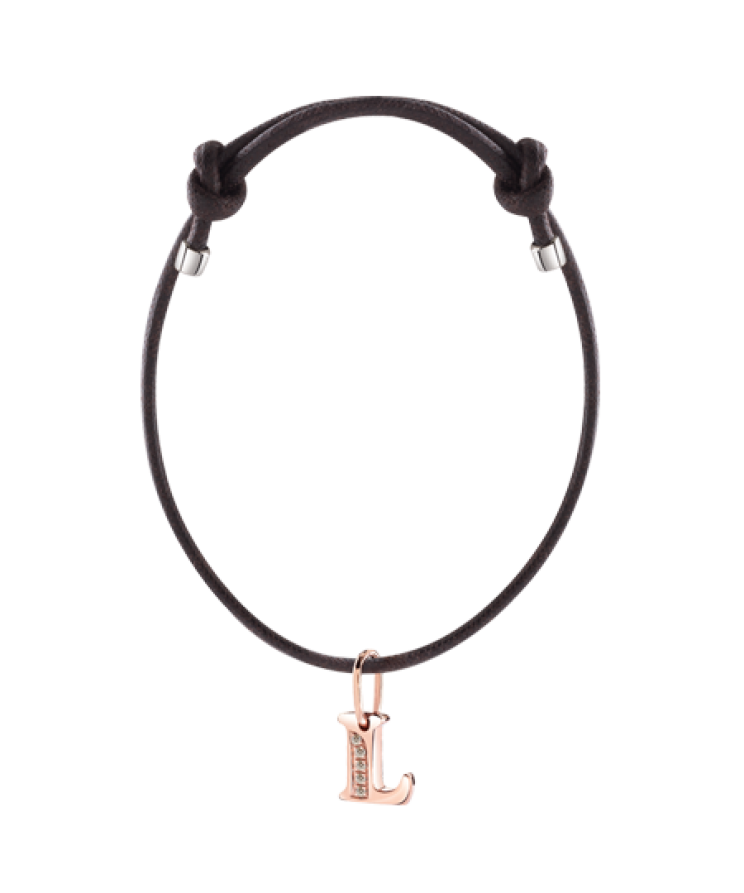 Браслет Damiani D.FIRST LETTERE Розовое золото