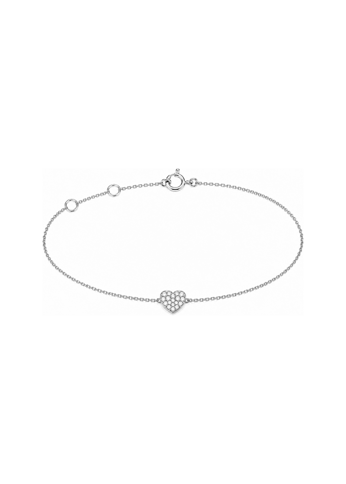 Білезік Crivelli Chain bracelet Ақ алтын сатып алыңыз – ZhannaKanGroup премиум білезіктер