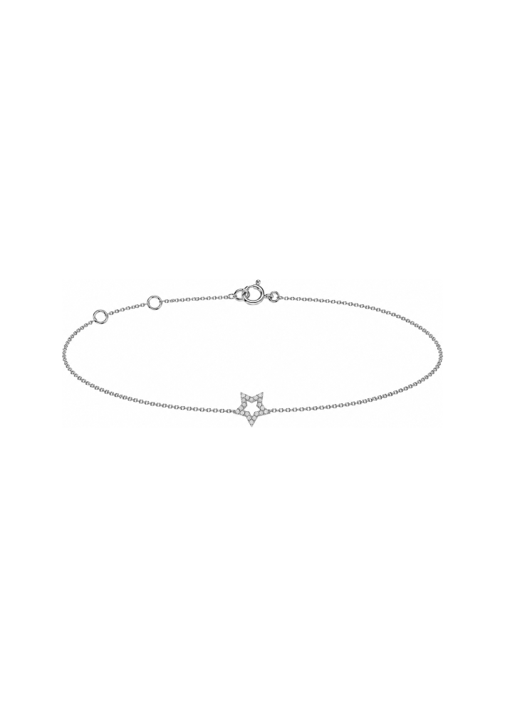 Білезік Crivelli Chain bracelet Ақ алтын сатып алыңыз – ZhannaKanGroup премиум білезіктер