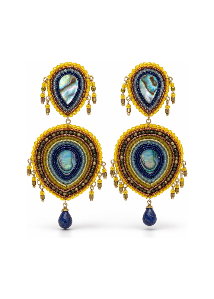 Buy Earrings Fati Silver – premium by ZhannaKanGroup
