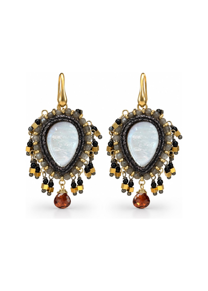 Buy Earrings Fati Silver – premium by ZhannaKanGroup