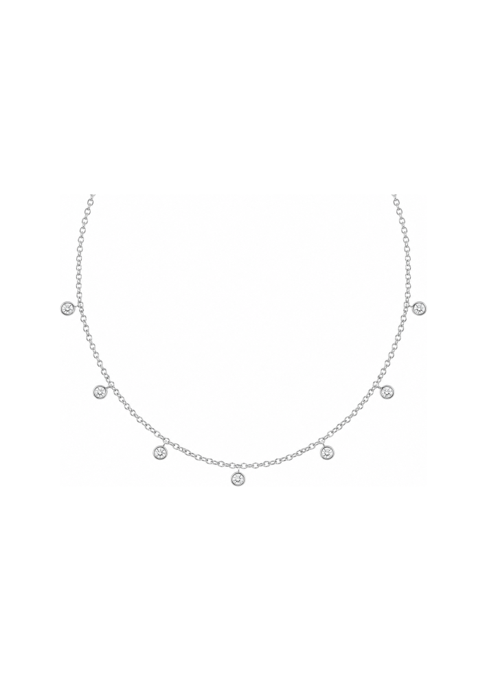 Buy Necklace AMIN White Gold – premium necklaces by ZhannaKanGroup