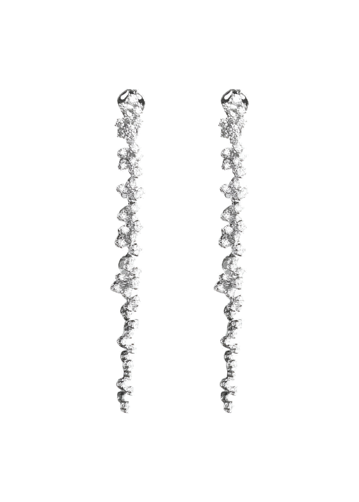 Buy Earrings Damiani Mimosa White Gold – premium by ZhannaKanGroup