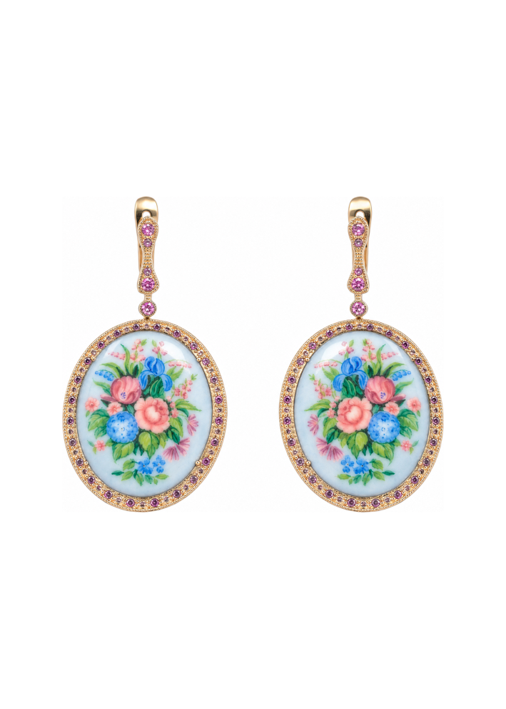 Buy Axenoff Earrings Bouquet Silver – premium by ZhannaKanGroup