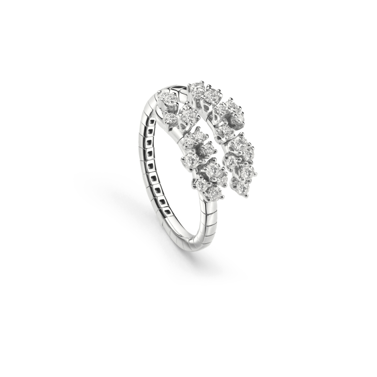 Damiani Кольцо Damiani Mimosa Flexi Белое золото