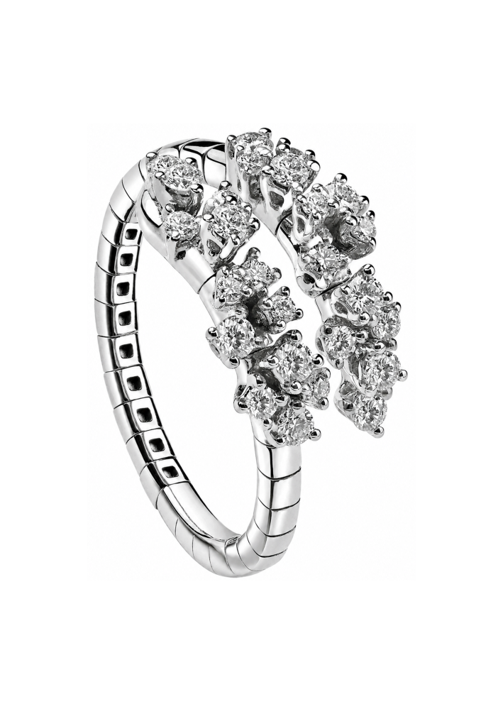 Сақина Damiani Mimosa Flexi Ақ алтын, Сары сатып алыңыз – ZhannaKanGroup премиум сақиналар