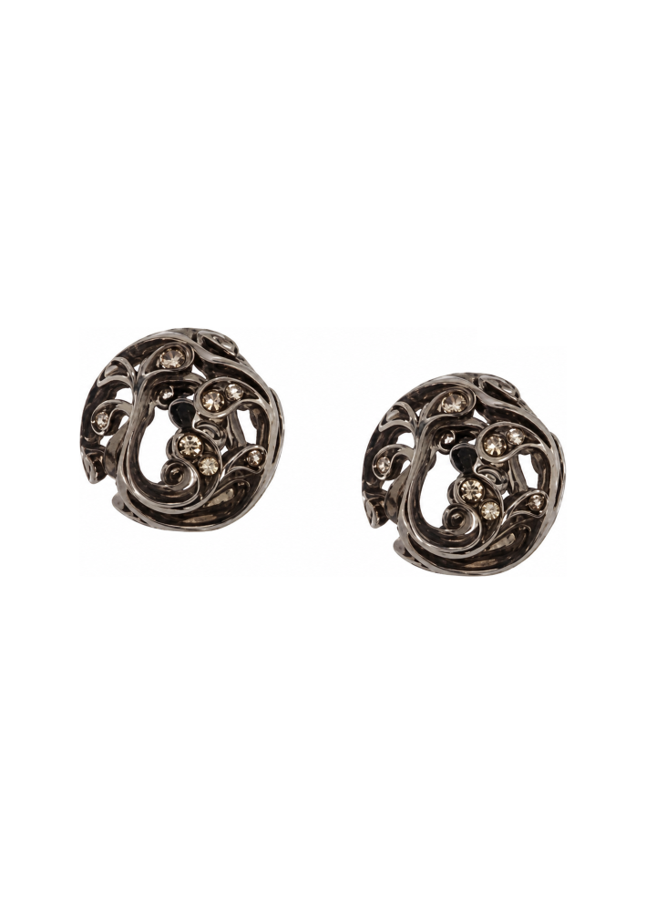 Купить Серьги Utopia Bolero Black rhodium gold – премиальные ZhannaKanGroup
