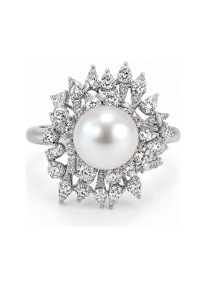 Buy Ring Utopia Miro White Gold – premium rings by ZhannaKanGroup