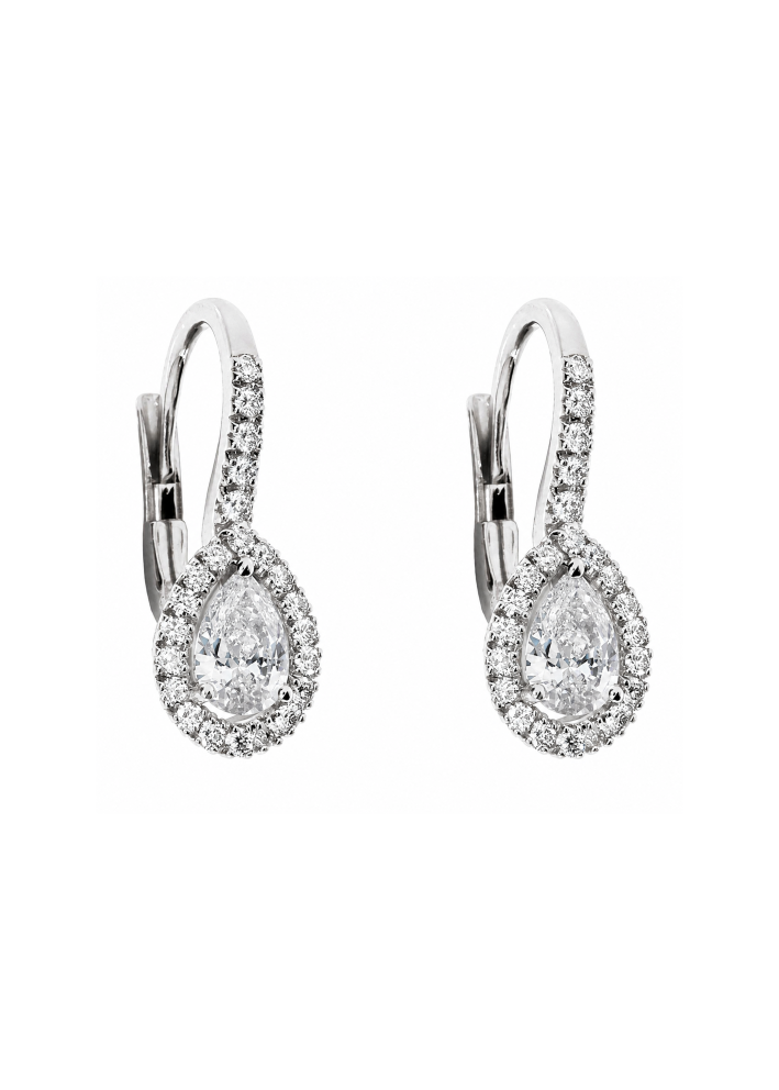 Купить Серьги Damiani Classic- Forme Белое золото – премиальные ZhannaKanGroup