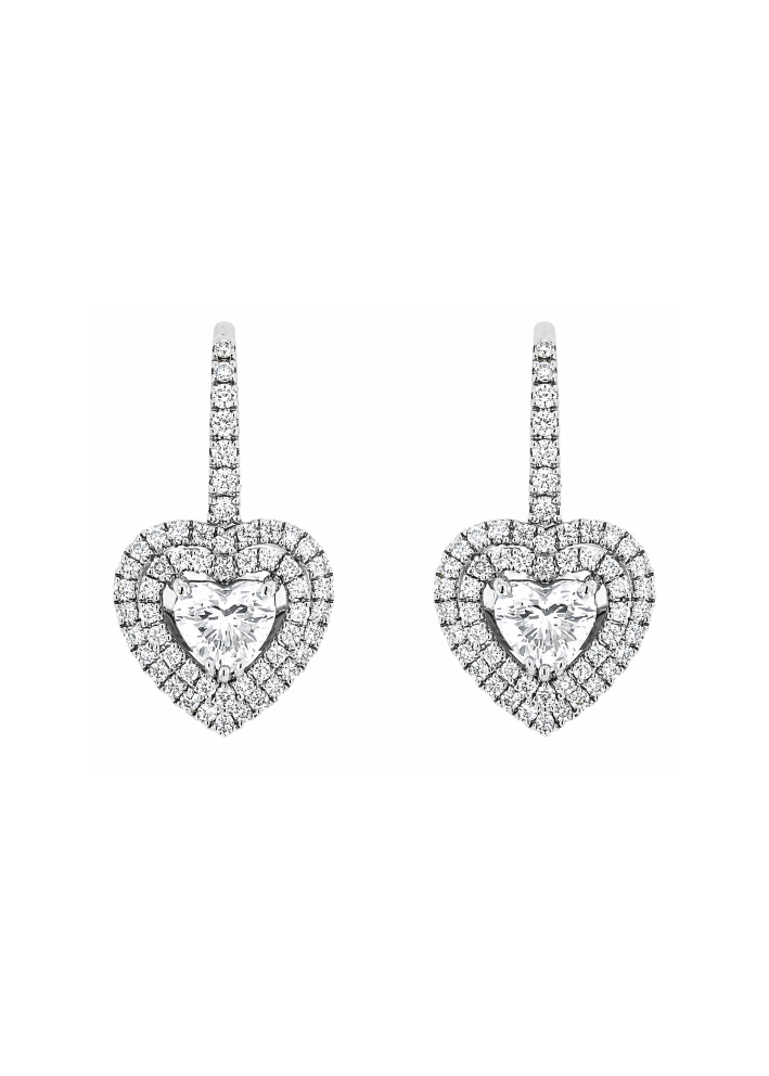 Купить Серьги Damiani Classic- Forme Белое золото – премиальные ZhannaKanGroup