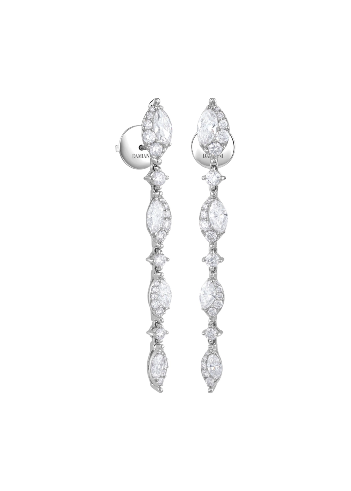 Купить Серьги Damiani Emozioni d Белое золото – премиальные ZhannaKanGroup