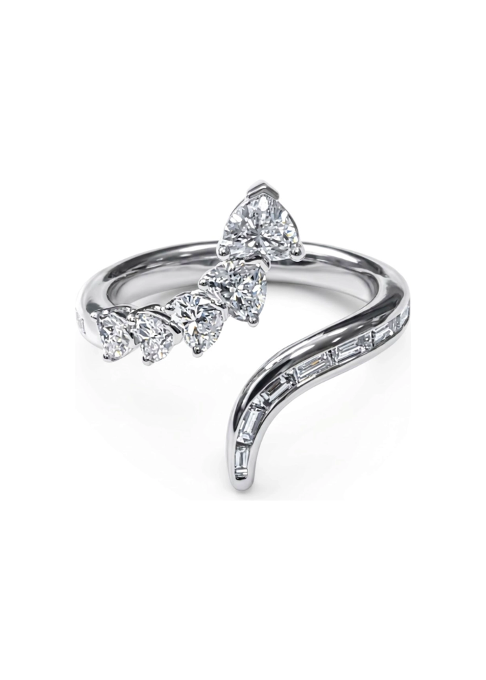 Сақина Damiani Fantasy Cut Ақ алтын сатып алыңыз – ZhannaKanGroup премиум сақиналар