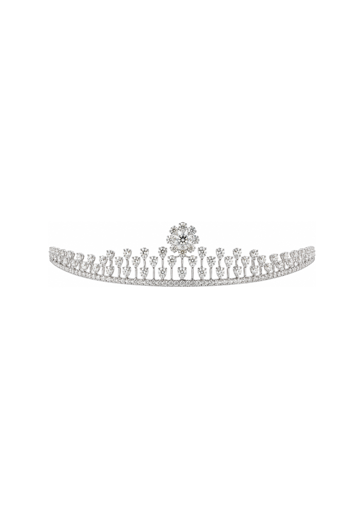 Тәж Crivelli Bride Ақ алтын сатып алыңыз – ZhannaKanGroup премиум зергерлік аксессуарлар