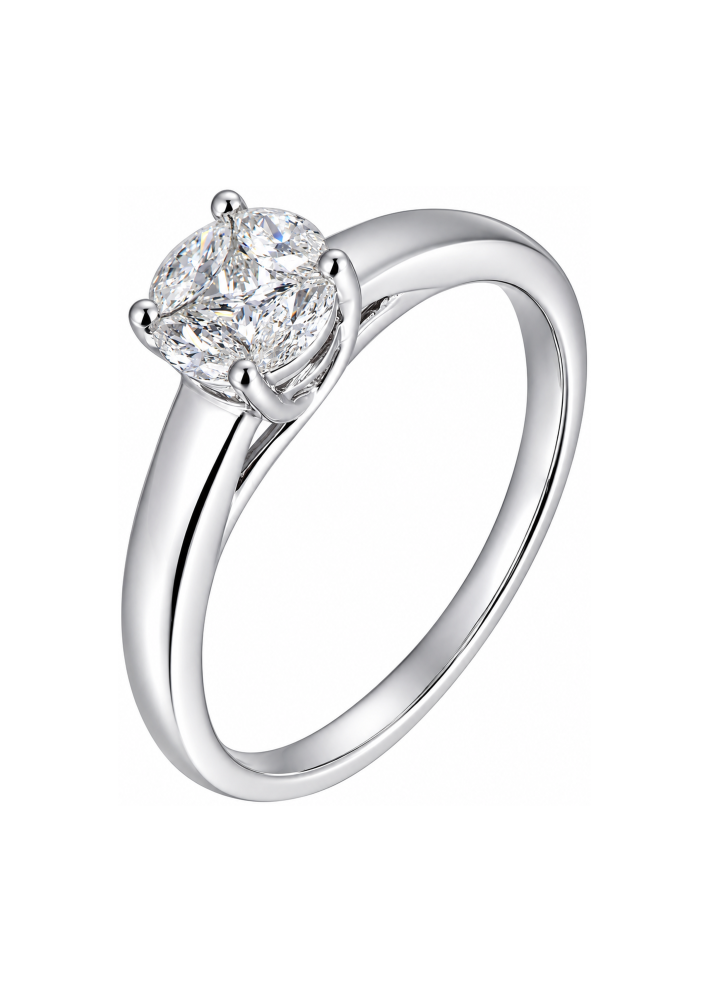 Buy Ring Aspire Base White Gold – premium rings by ZhannaKanGroup