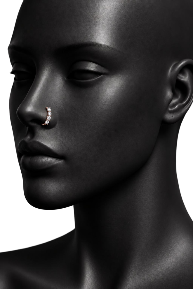 Buy Cuff RF Body Jewelry Rose Gold – premium earrings by ZhannaKanGroup