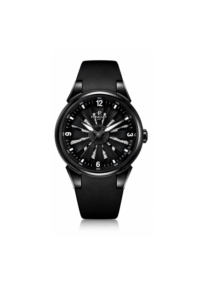 Buy Clock Perrelet Turbine Toxic Steel with DLC coating – premium watches by ZhannaKanGroup