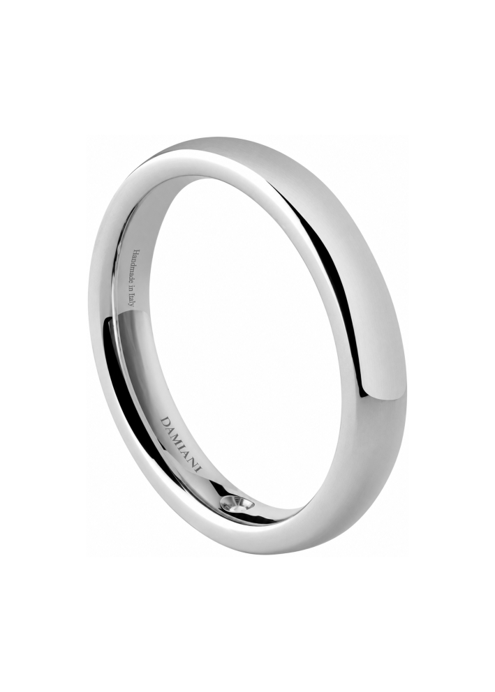 Купить Кольцо обручальное Damiani NOI2 Белое золото – премиальные кольца ZhannaKanGroup
