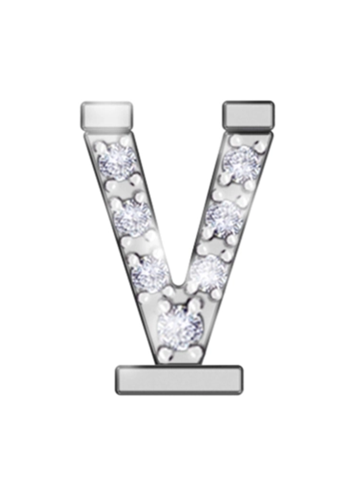 Buy Letter RF Iconic motion White Gold – premium by ZhannaKanGroup
