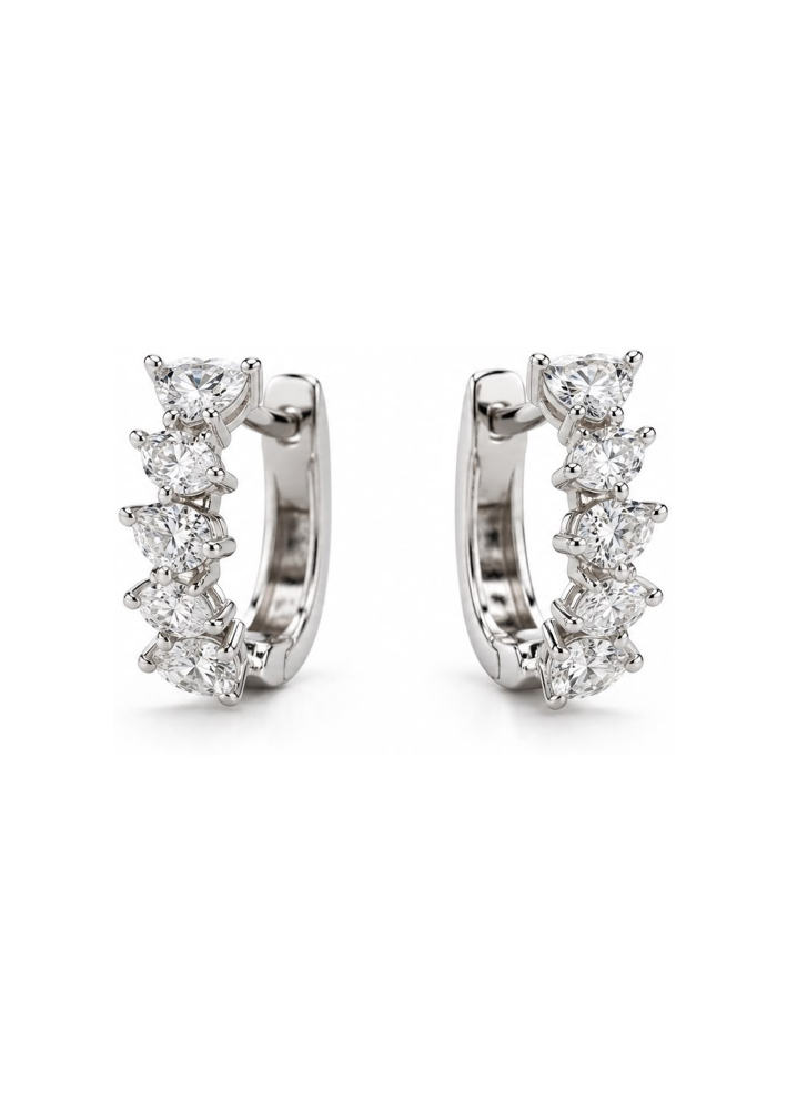 Buy Earrings Crivelli Design White Gold – premium jewelry by ZhannaKanGroup