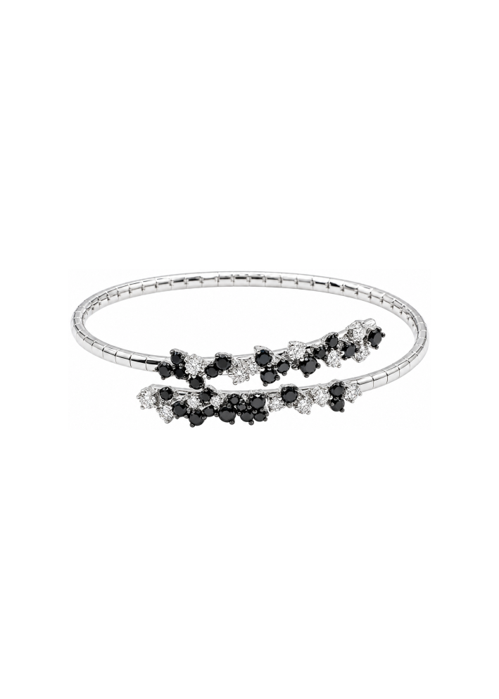 Білезік Damiani Mimosa Flexi Ақ алтын сатып алыңыз – ZhannaKanGroup премиум білезіктер