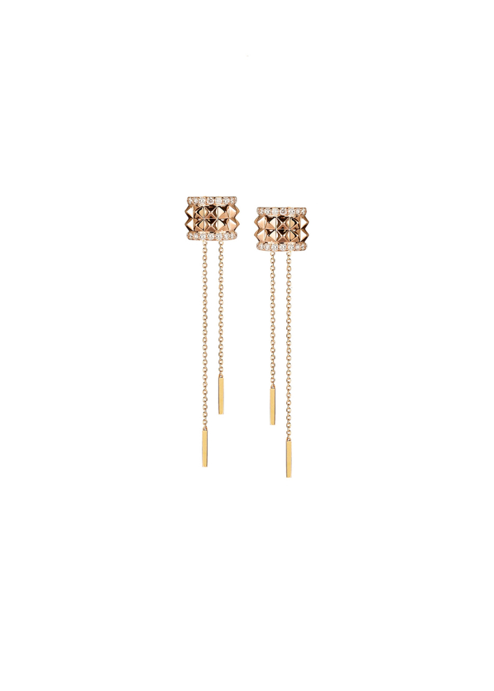 Купить Серьги RF Studs Розовое золото – премиальные серьги ZhannaKanGroup