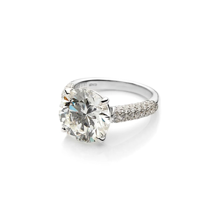 Кольцо Crivelli Solitaire crv Белое золото