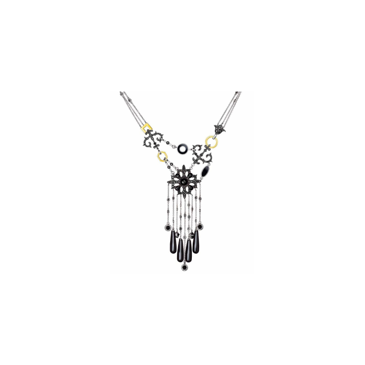 Колье Damiani Alsara Белое золото