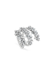 Кольцо Damiani Mimosa Flexi Белое золото