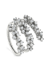 Кольцо Damiani Mimosa Flexi Белое золото