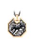 Necklace CarreraYCarrera Bestiary Silver, Yellow Gold