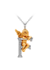 Necklace CarreraYCarrera My Angel White/Yellow Gold, White Gold