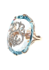Сақина Casato Aphrodite Қызғылт алтын